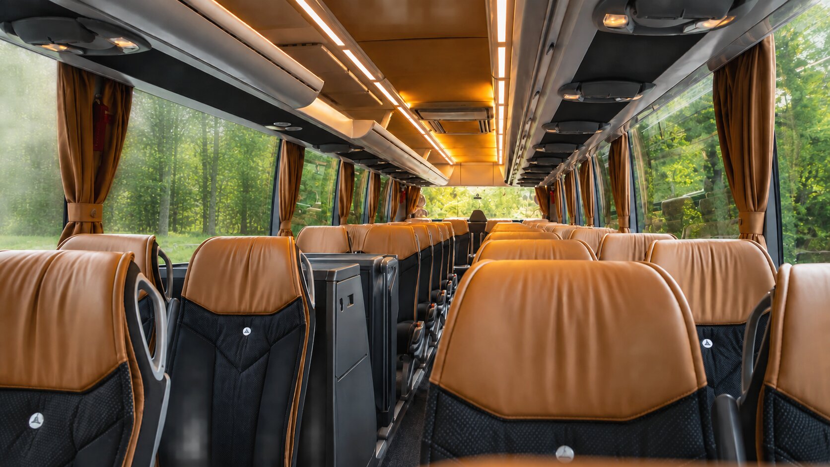 Touring Coach Leather Interior